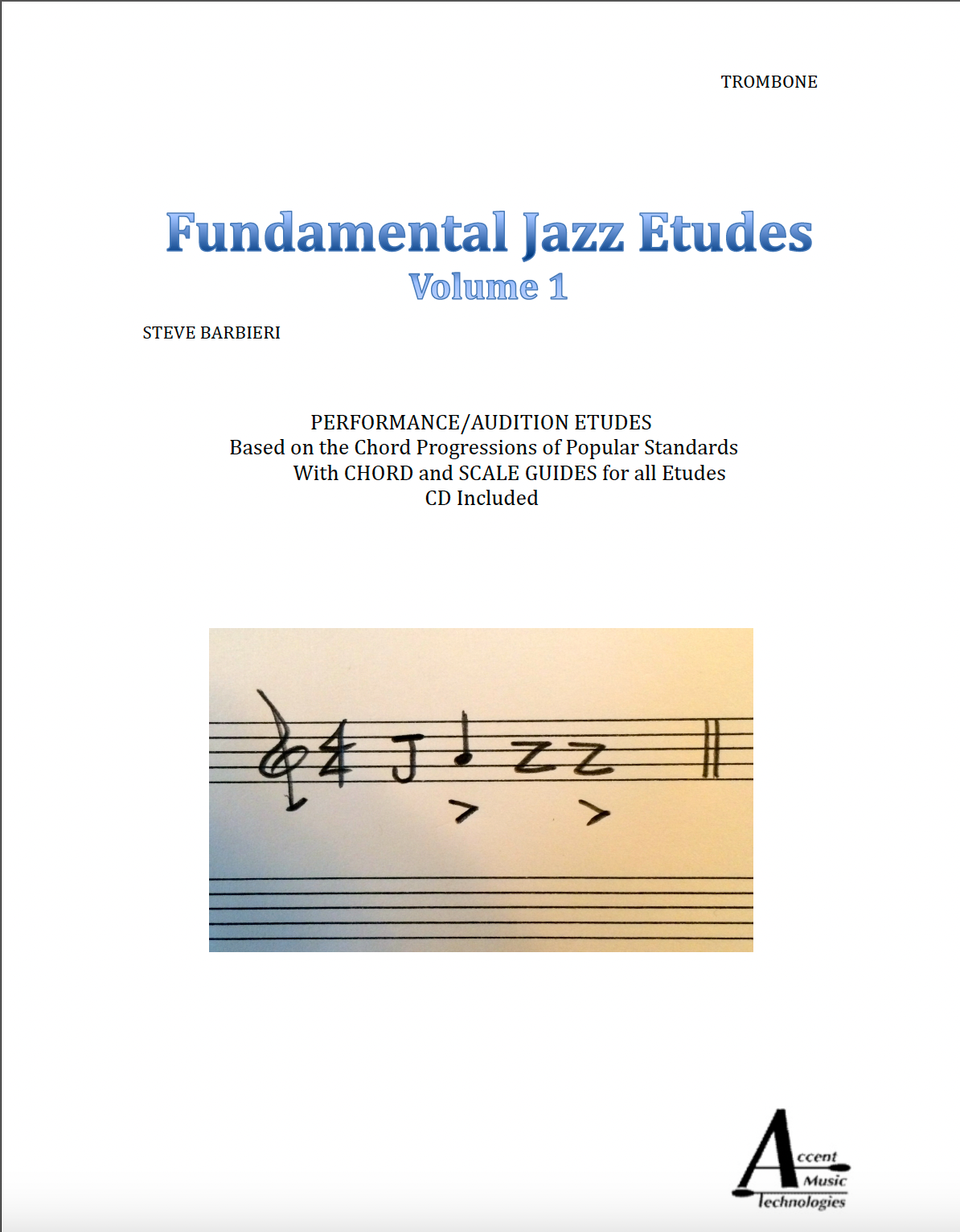 Fundamental Jazz Etudes Volume 1 Trombone
